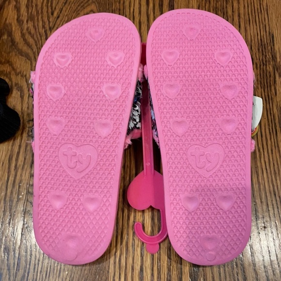 NWT Ty Beanie Boo Zebra backpack & matching slides - Picture 5 of 9